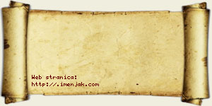 Jovana Naerac vizit kartica